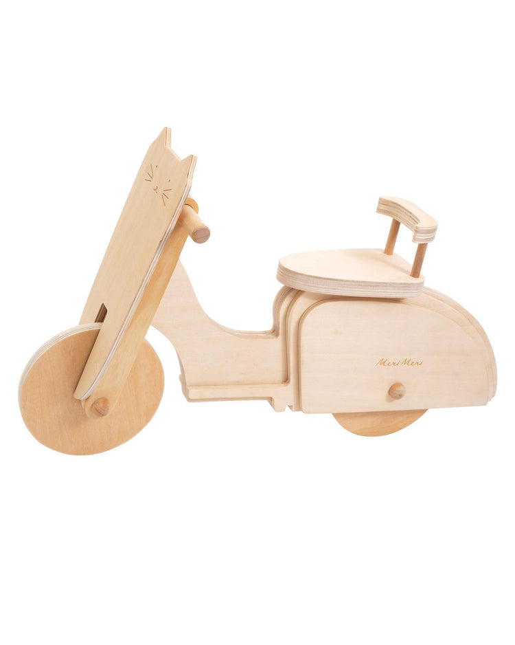 meri meri wooden cat dolly scooter play Little