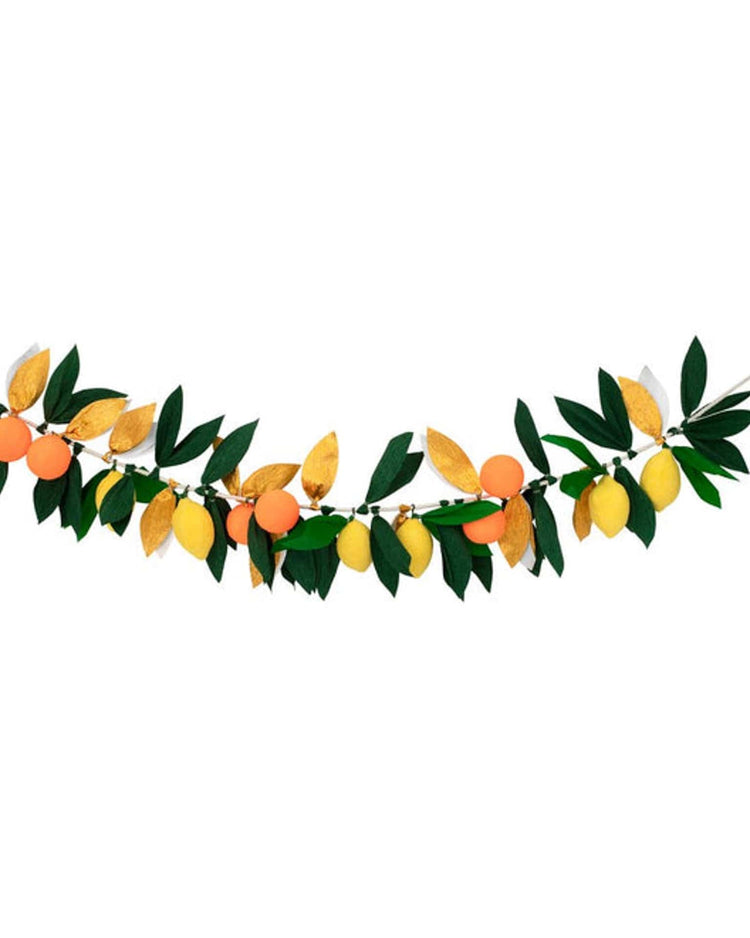 Little meri meri paper + party citrus fruit garland