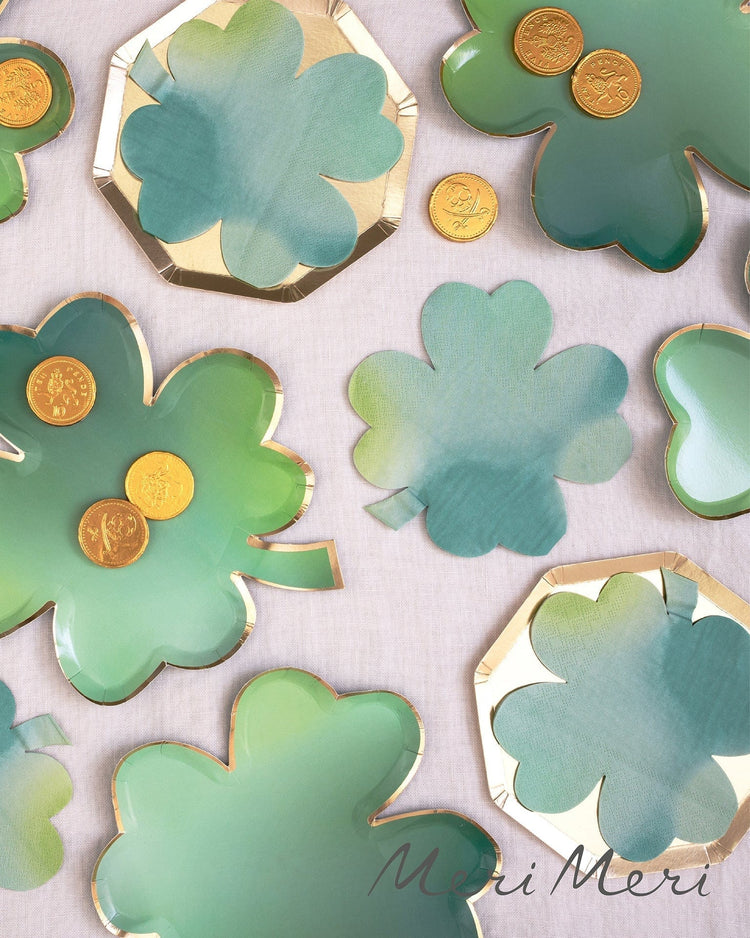 Little meri meri paper + party clover leaf napkins