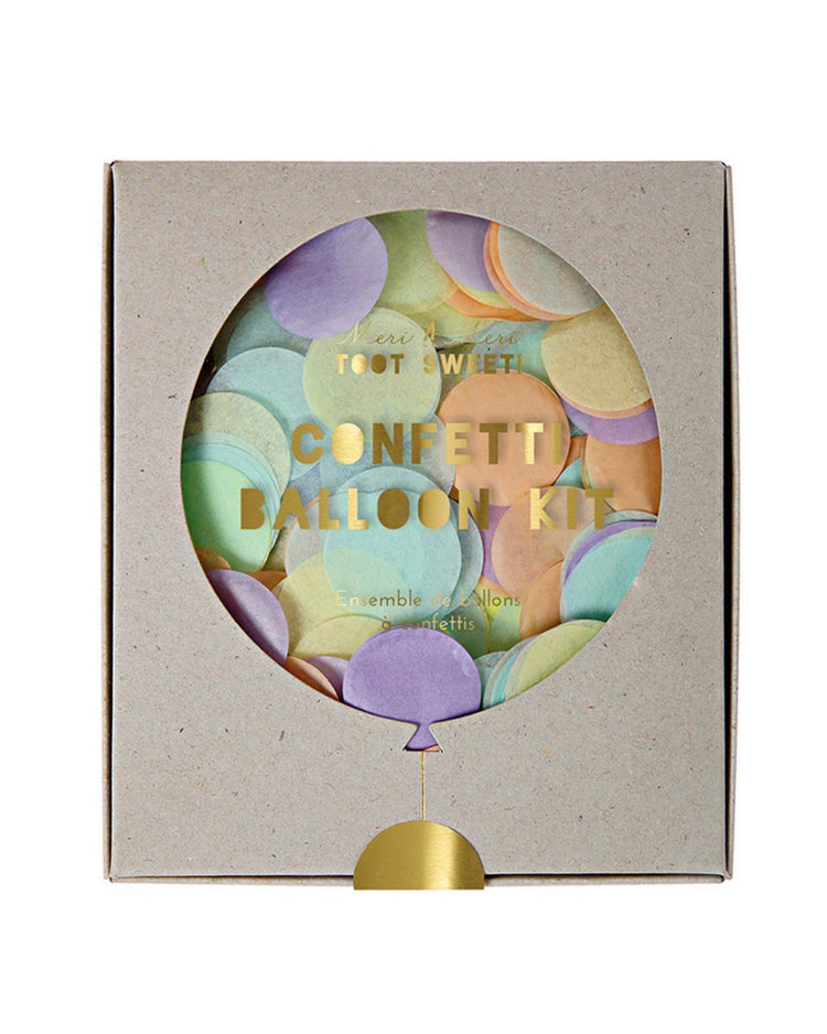 Little meri meri paper+party Confetti Balloon Kit in Pastel