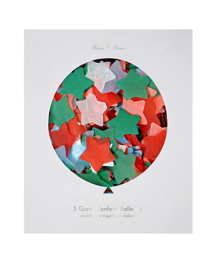 Little meri meri paper+party Confetti Star Balloon Kit