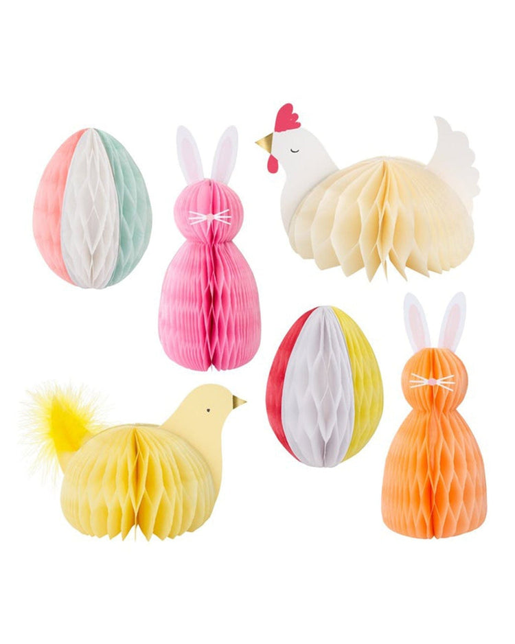 meri meri easter honeycomb decorations party Little