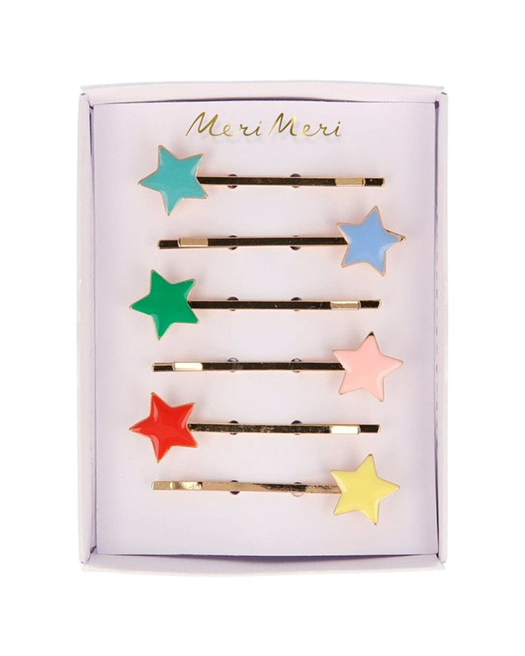 Little meri meri accessories enamel star hair slides