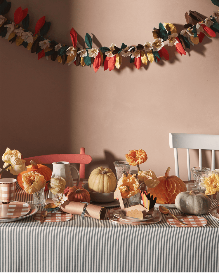 meri meri fall flower garland party Little