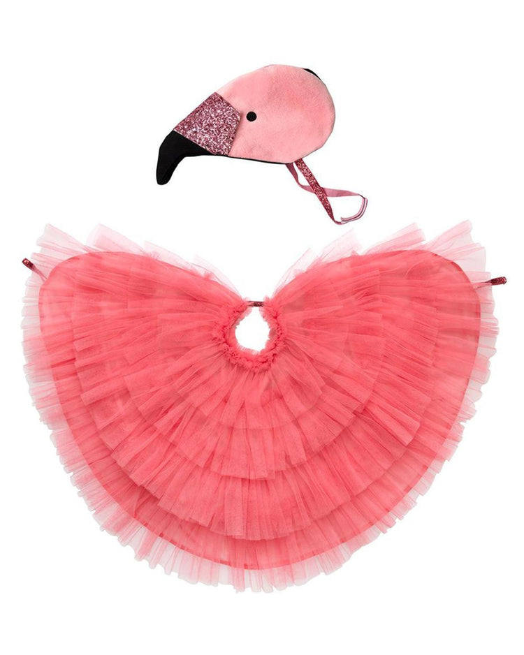 meri meri flamingo cape dress up set play Little