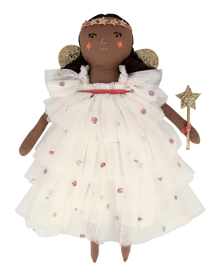 Little meri meri play florence sequin tulle angel doll