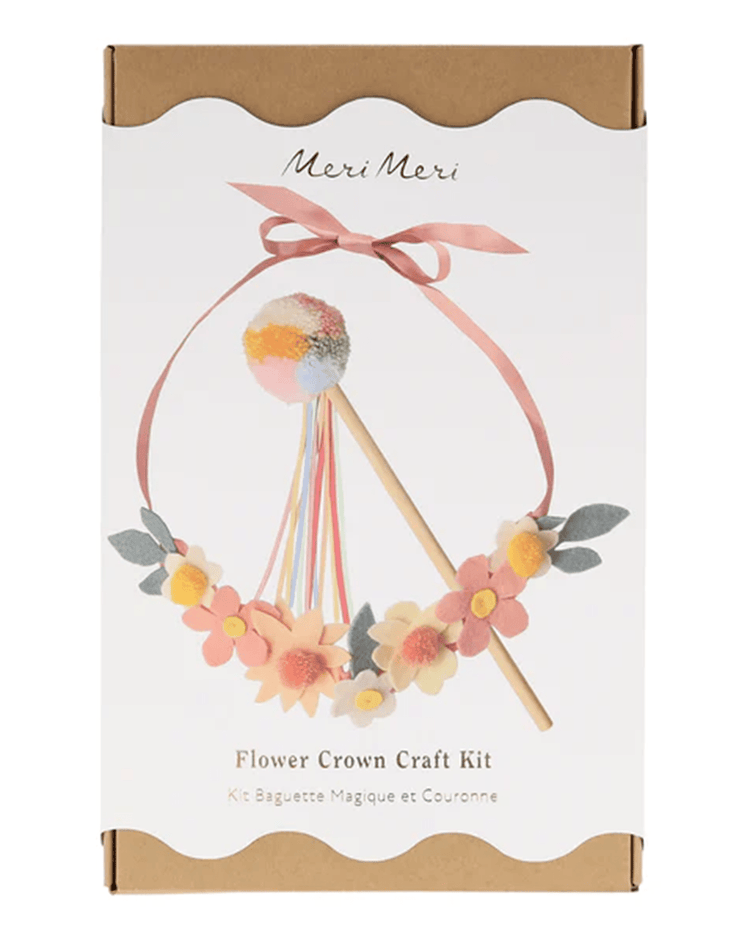 meri meri flower crown craft kit play Little