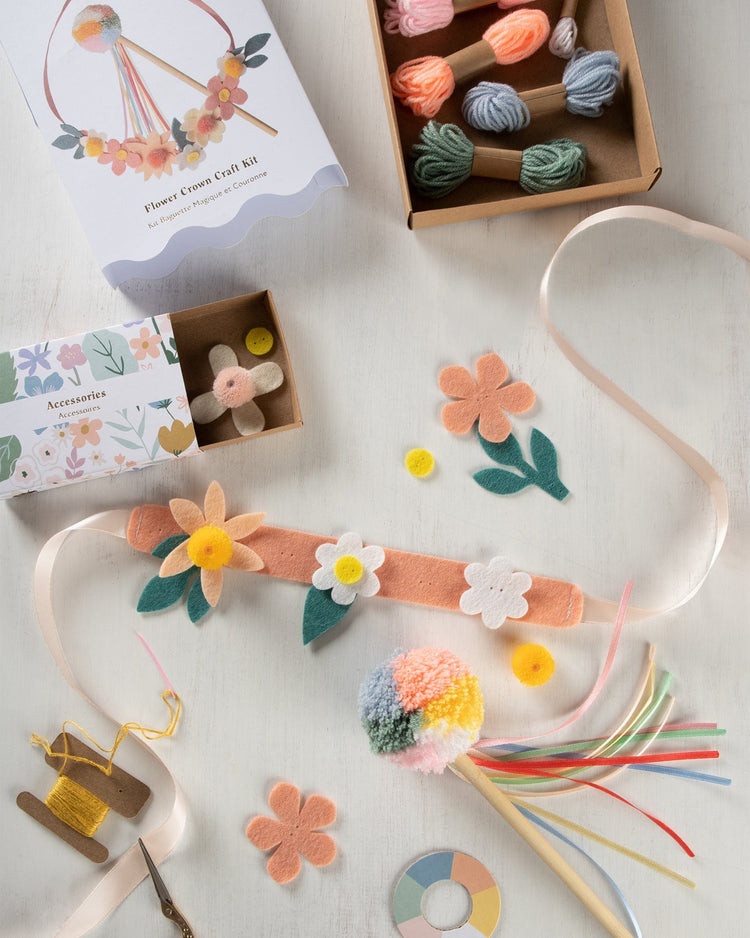 Little meri meri play flower crown craft kit