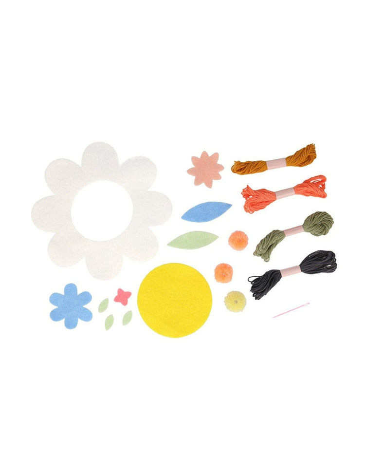 Little meri meri play flower embroidery suitcase