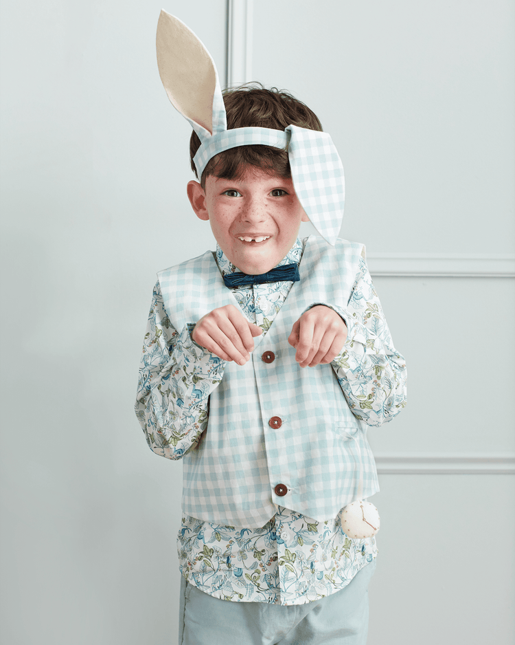 meri meri gingham bunny set play Little