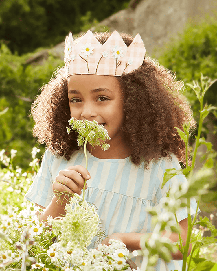 Little meri meri accessories gingham crown