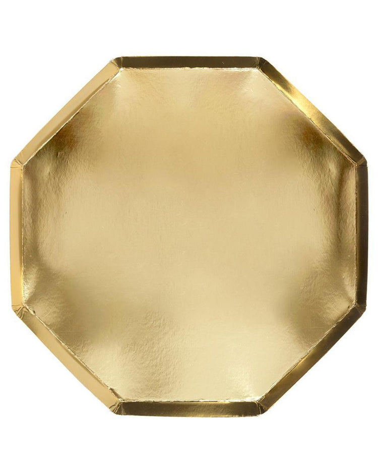 meri meri gold dinner plates party Little