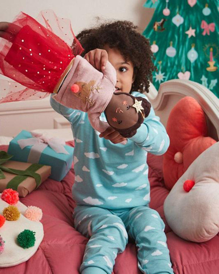 Little meri meri play holly christmas jumper doll
