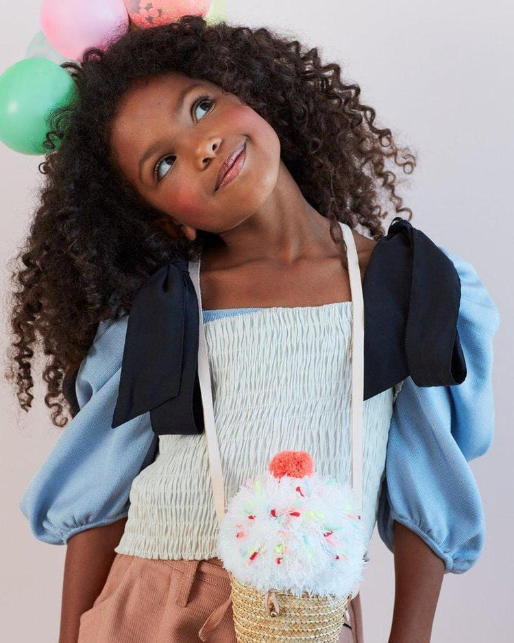 ice cream straw bag