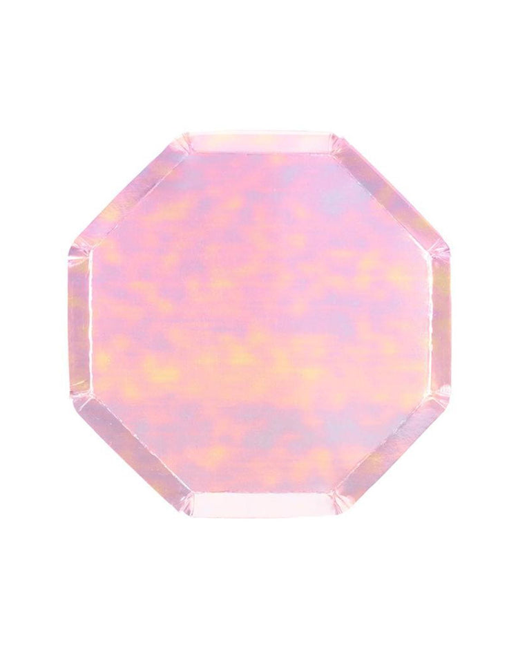 Little meri meri paper+party iridescent coctail plate
