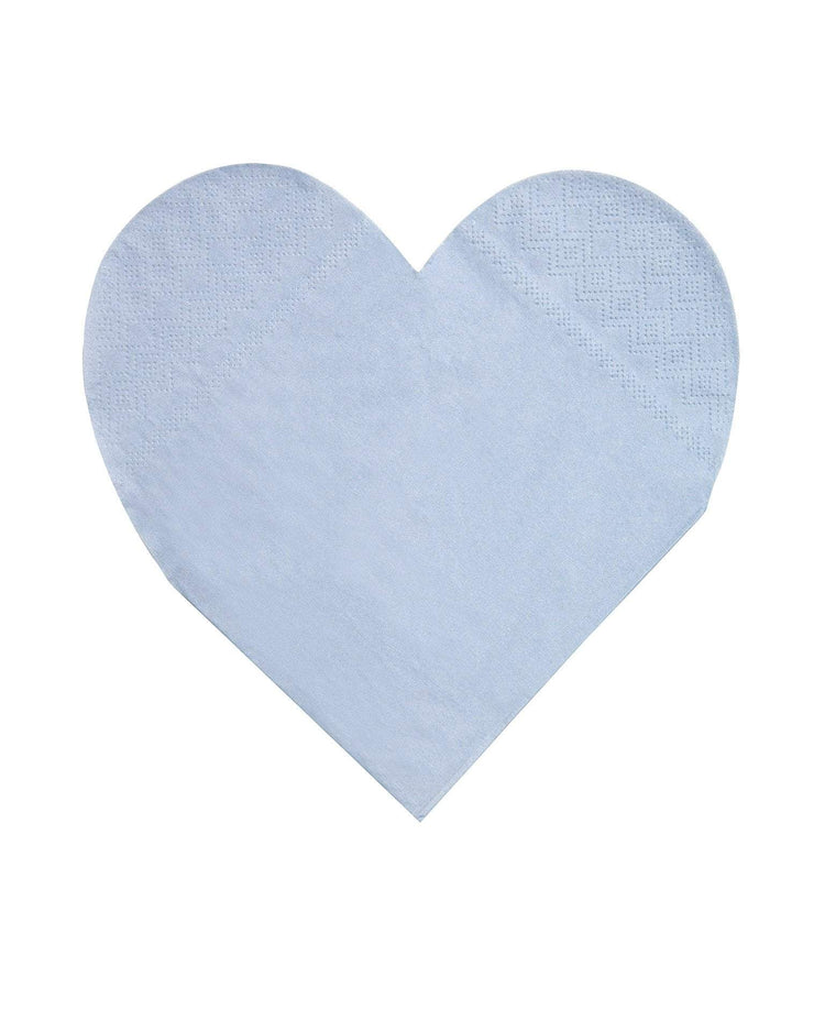 Little meri meri paper+party large pastel palette heart napkin