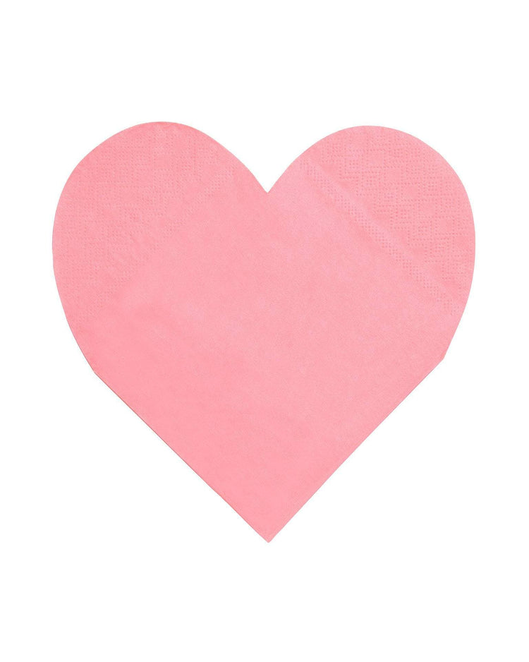 Little meri meri paper+party large pastel palette heart napkin