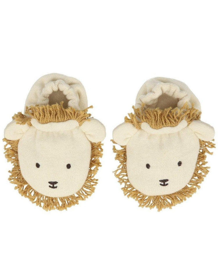 Little meri meri baby accessories lion baby booties