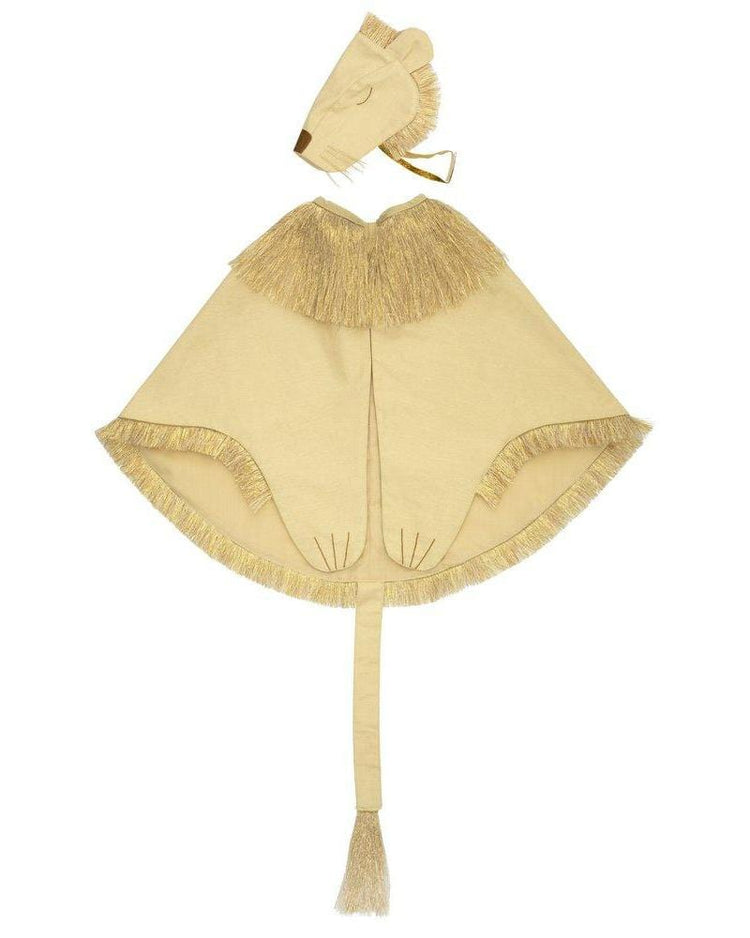 meri meri lion cape dress up set play Little