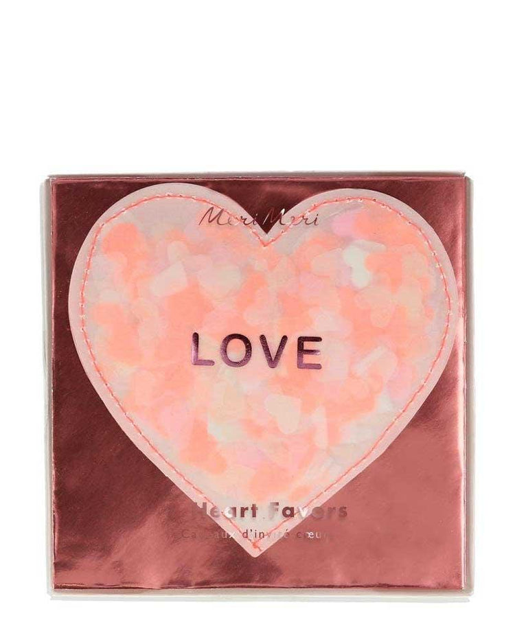 meri meri love heart shaker favors party Little