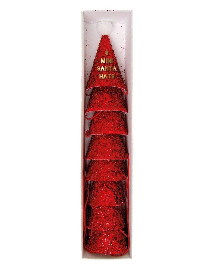 Little meri meri paper+party mini santa party hats