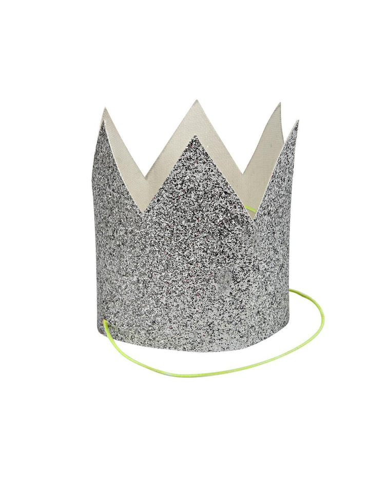 Little meri meri paper+party Mini Silver Glittered Crowns