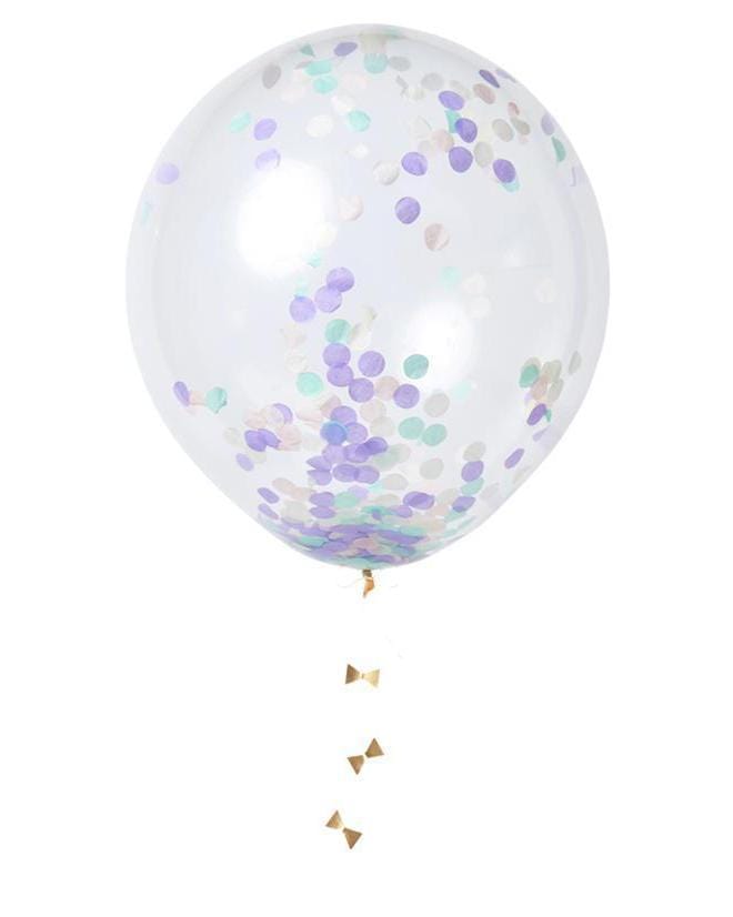 pastel confetti balloon kit