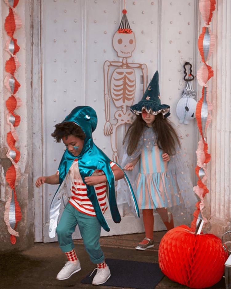 meri meri pastel halloween stitched streamer party Little