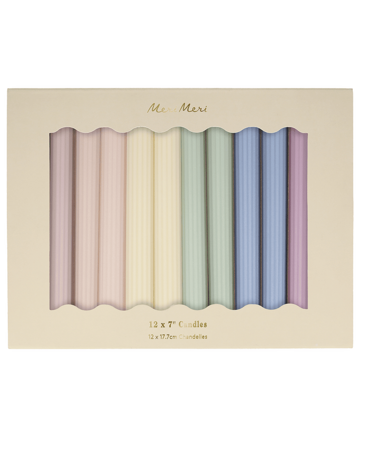 meri meri pastel table candles party Little