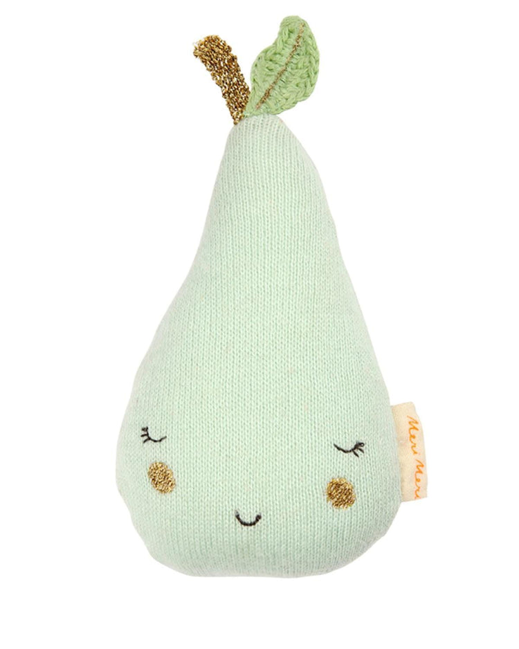 Little meri meri baby accessories pear rattle