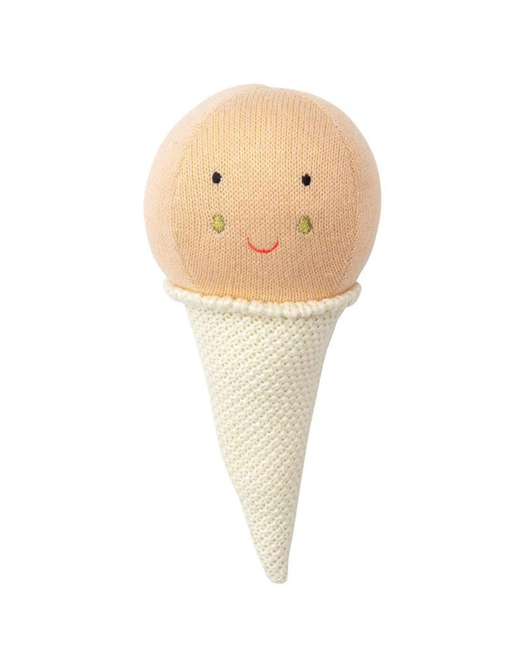 Little meri meri baby accessories pink ice cream baby rattle
