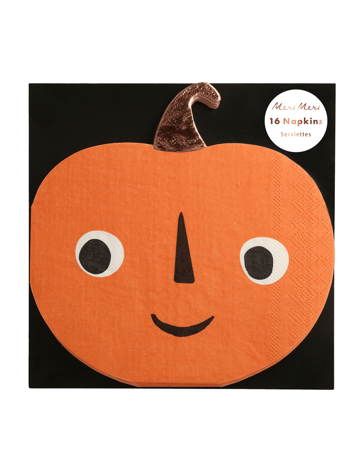 meri meri pumpkin napkins party Little