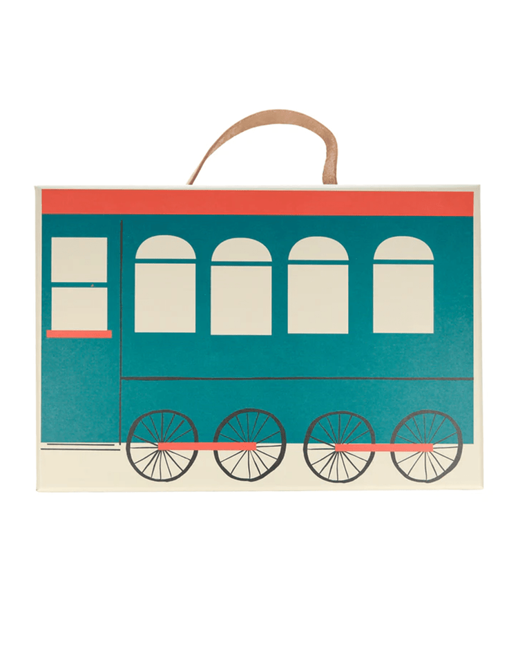 meri meri railway train advent calendar party Little