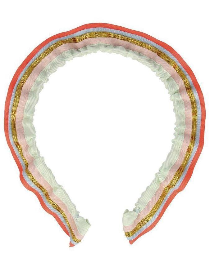 meri meri rainbow ruffle headband accessories Little