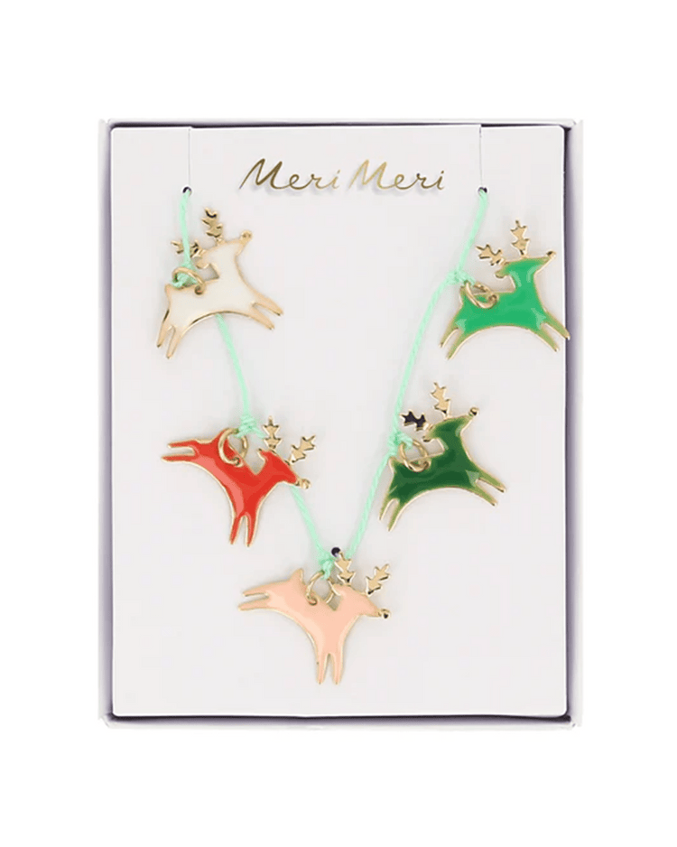 meri meri reindeer enamel necklace accessories Little