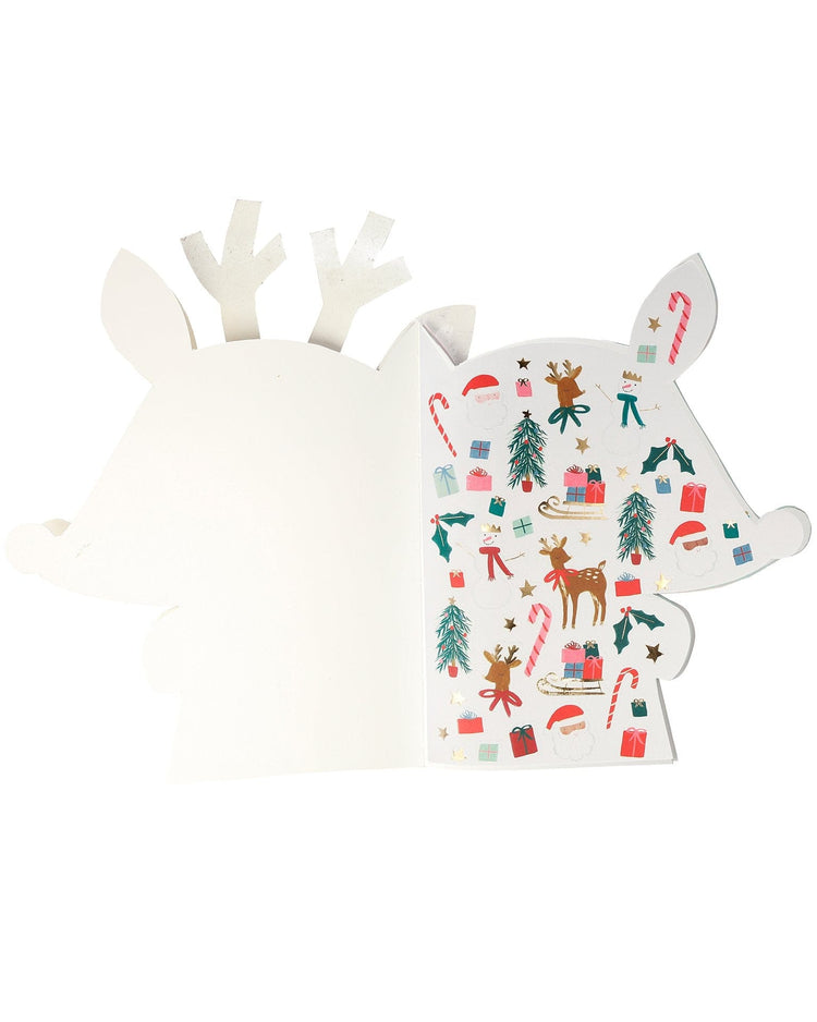 Little meri meri arts+crafts reindeer sticker sketchbook