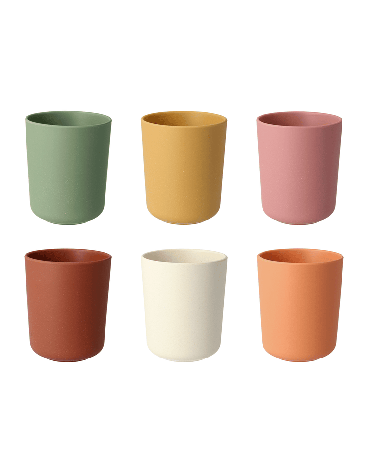 Little meri meri party reusable earthy bamboo cups
