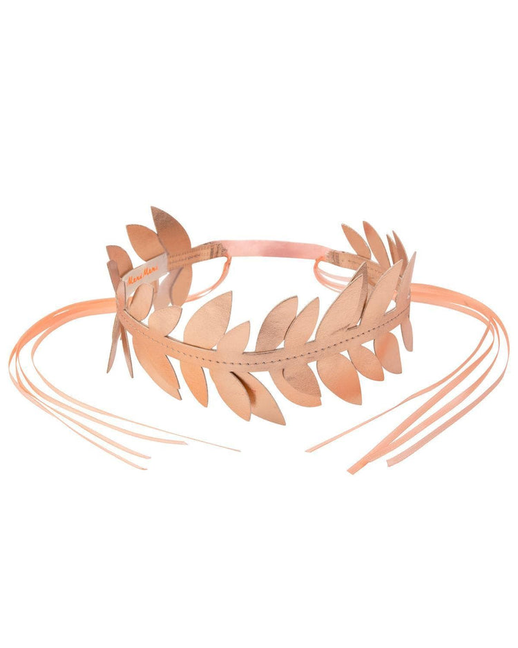 Little meri meri play rose gold laurel wreath crown