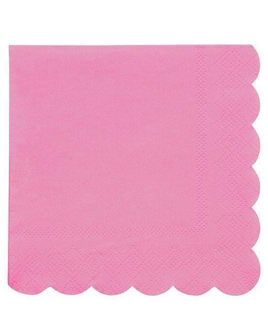 meri meri simply eco small napkins in coral party Little