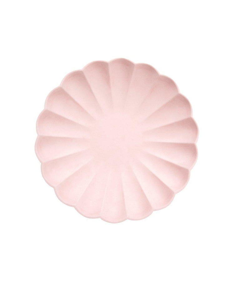 meri meri simply eco small plates in pink party Little
