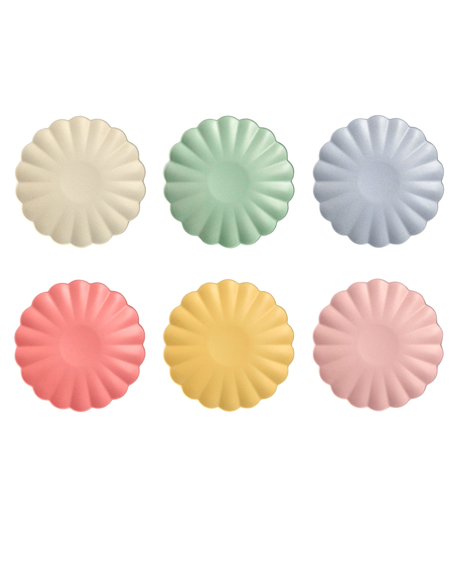 Little meri meri paper + party small bamboo fiber mixed plate set