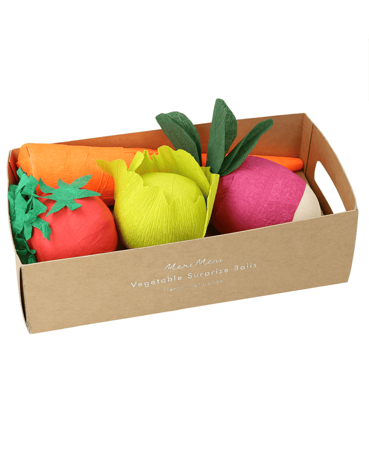 meri meri vegetable surprise balls party Little