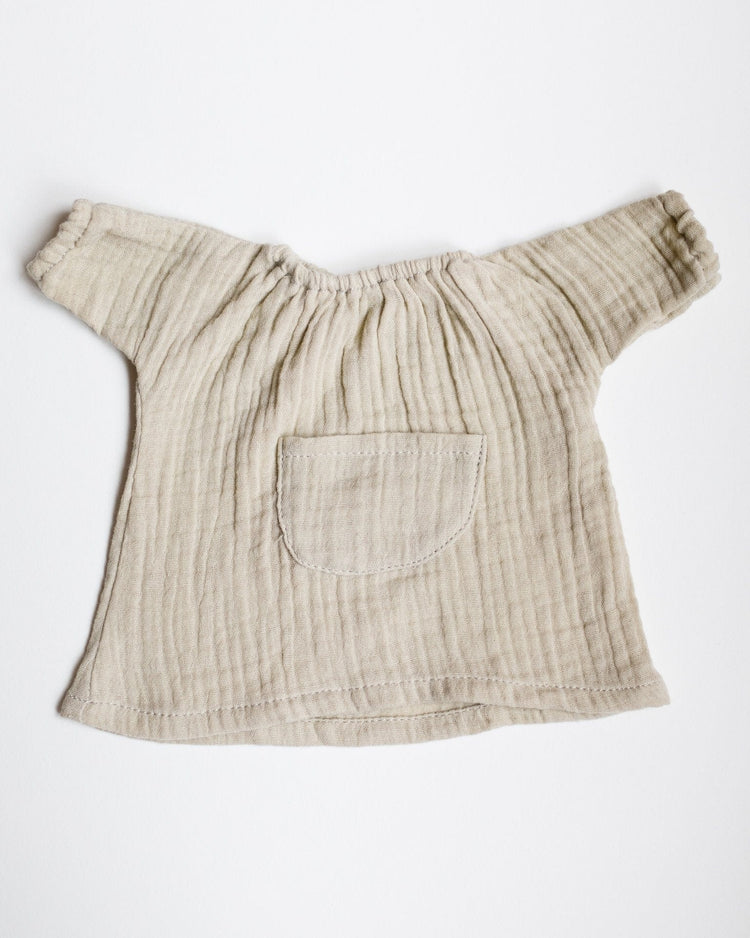 Little minikane play jeanne double cotton gauze cotton dress in pistache
