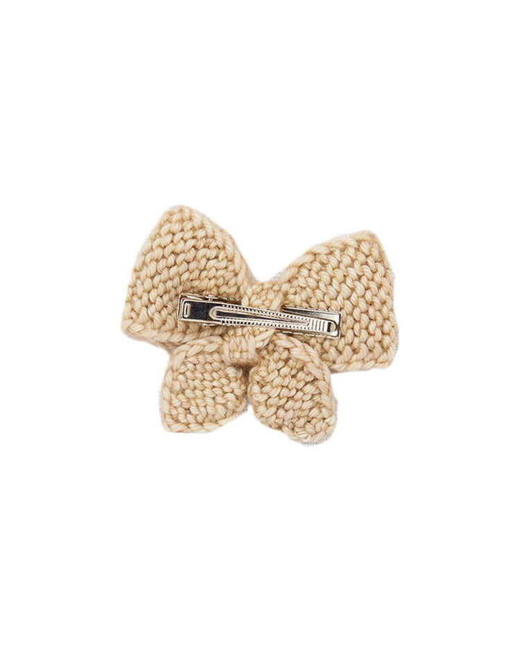 Little misha + puff accessories medium puff bow in alabaster