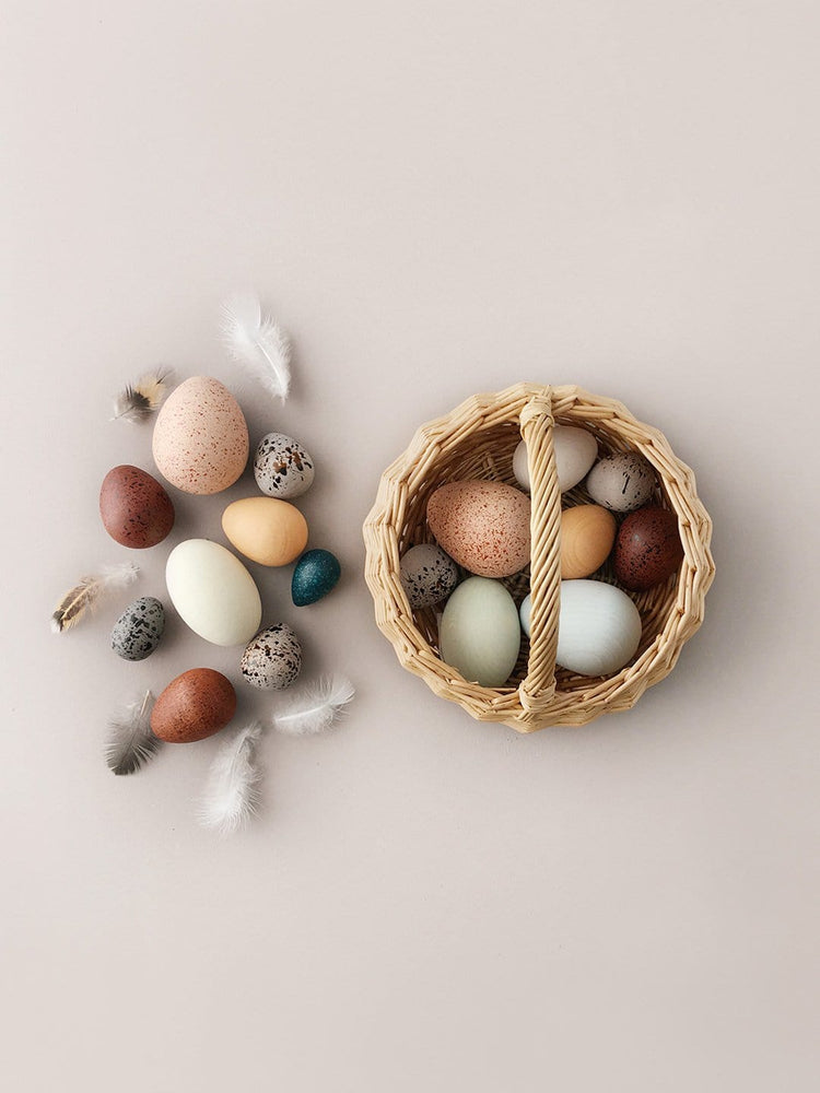 Little moon picnic play a dozen bird eggs