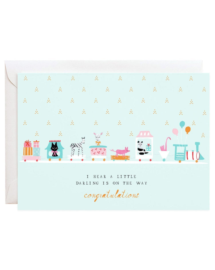 choo choo train card