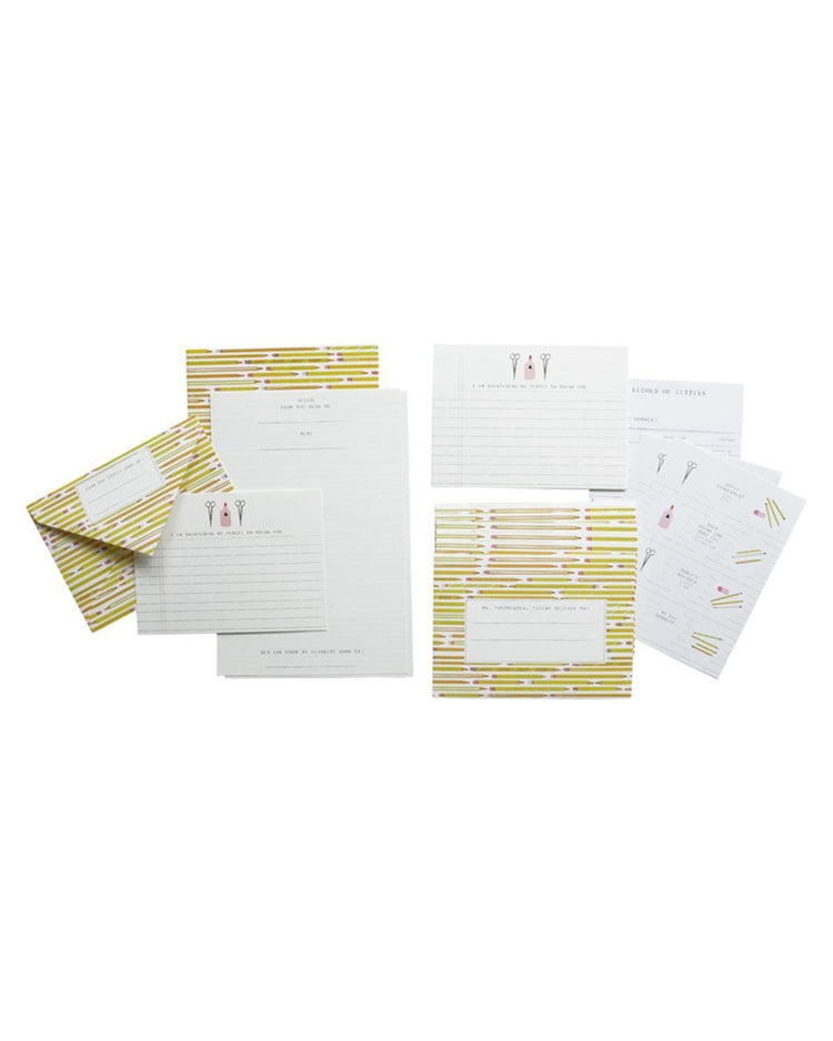 Little mr. boddington's studio paper+party Pencils Letter Writing Set