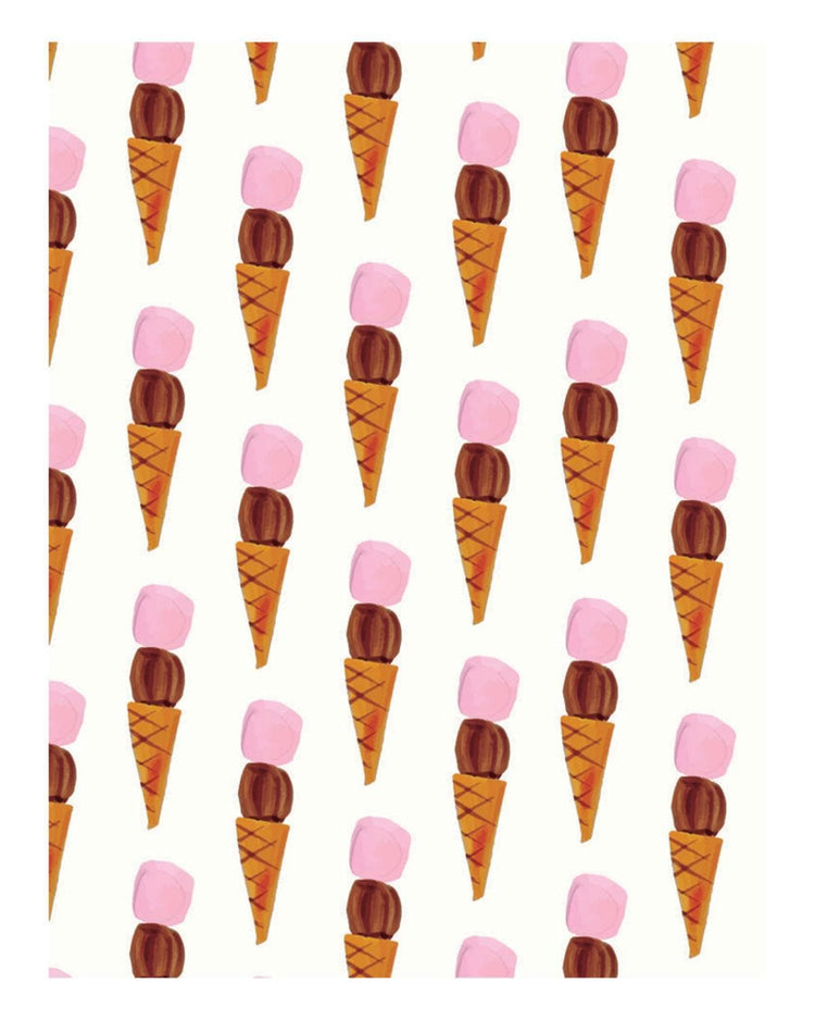Little mr. boddington's studio paper+party petite waffle cone card