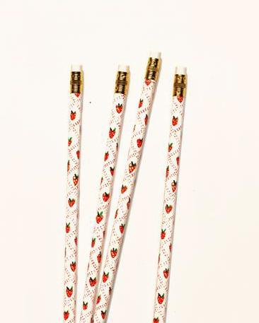 Little mr. boddington's studio play strawberry pencil set