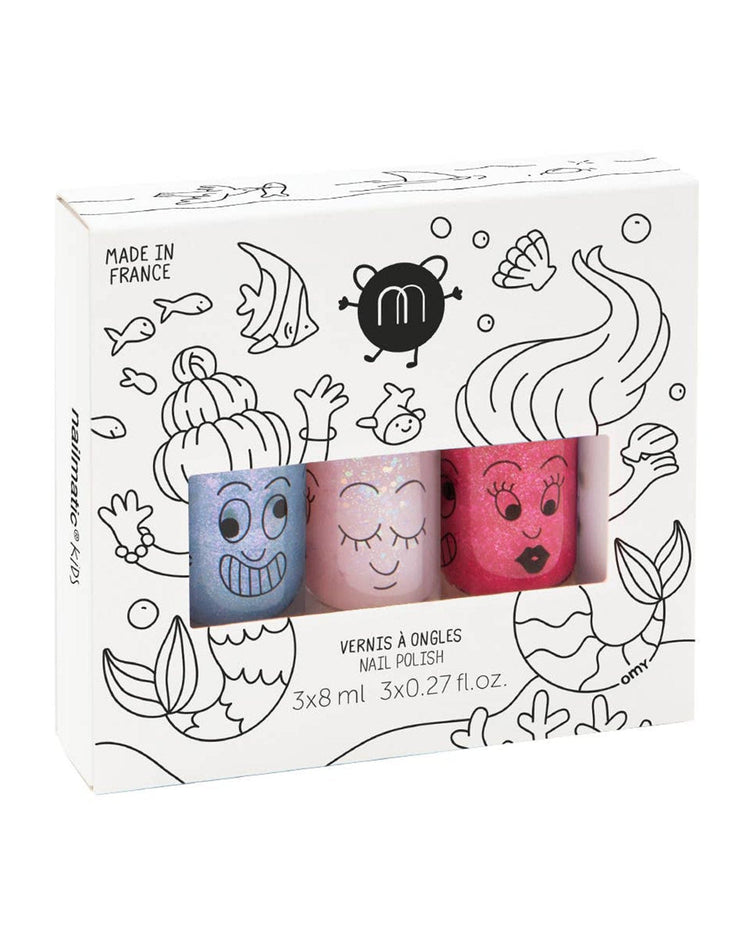 Little nailmatic room mermaid set of 3